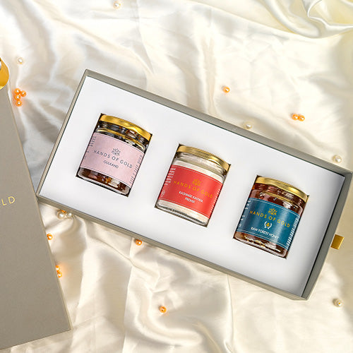 Kashmiri Kahwa Premix + Raw Forest Honey + Gulkand