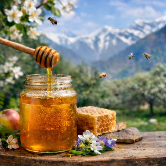 Raw Kashmiri Honey Where the Valley Breathes Sweetness